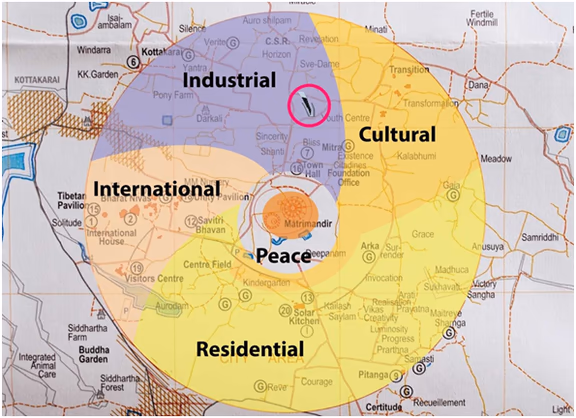 Location of the proposed solar power plant
