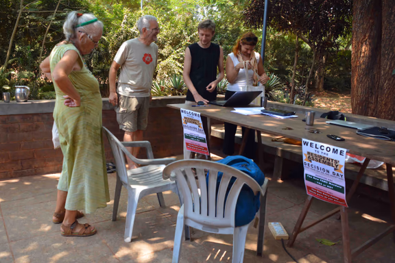 The voting at the Solar Kitchen