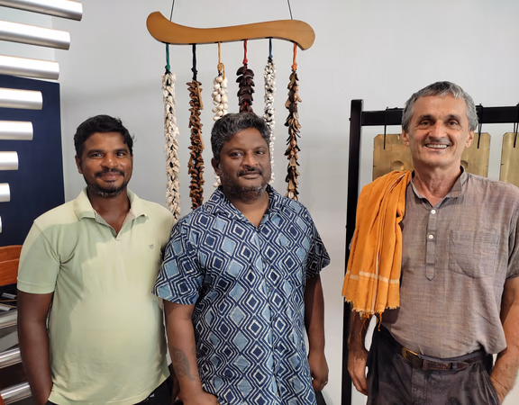 From left: Shankar, Karthik and Aurelio