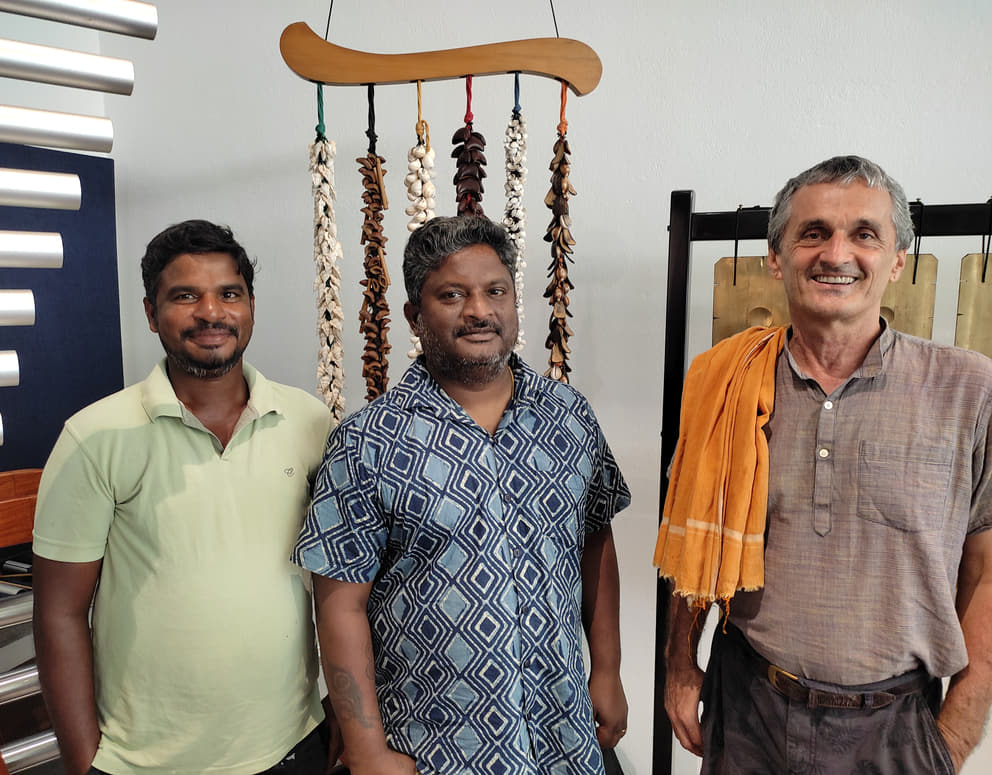 From left: Shankar, Karthik and Aurelio