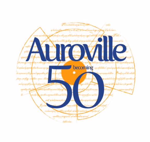 Logo for Auroville’s 50th