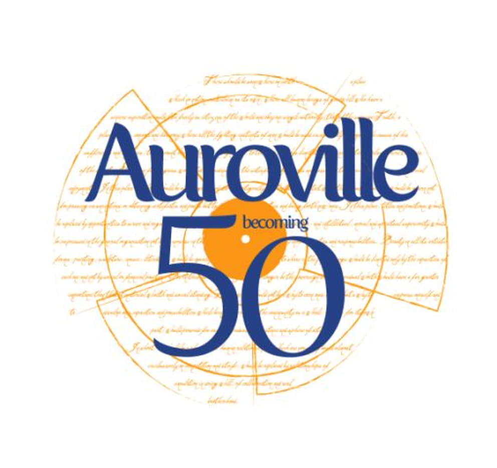 Logo for Auroville’s 50th