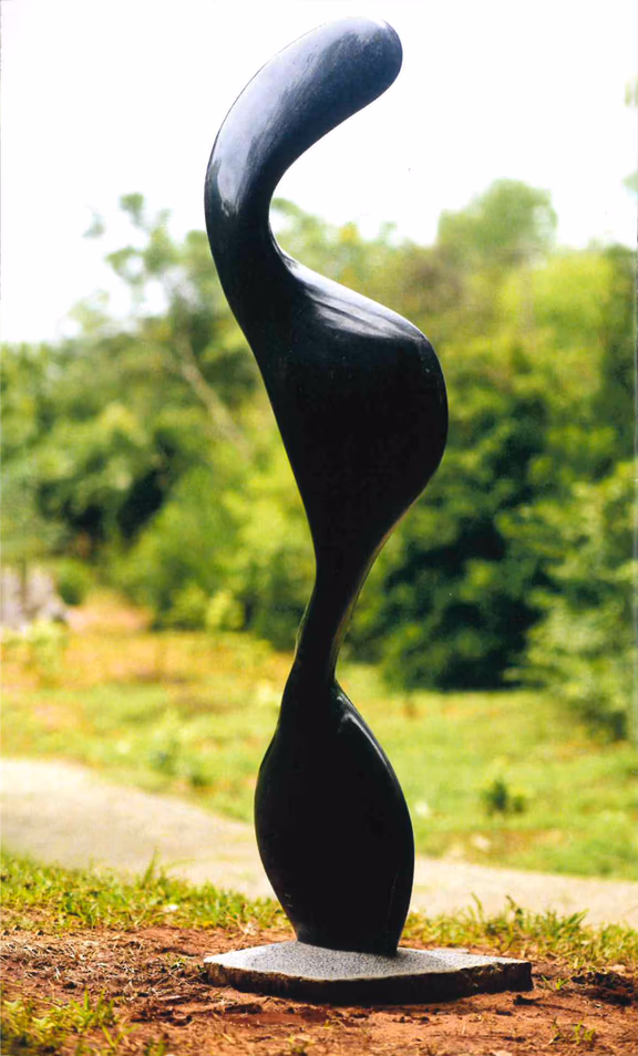 Charles’ sculpture at Botanical Gardens