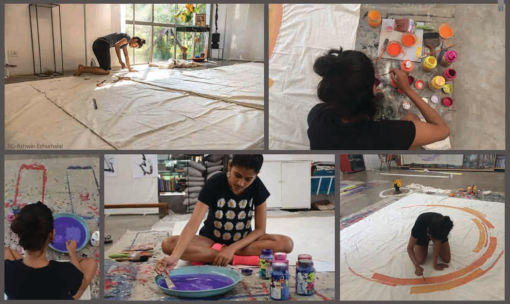 Exploring installations – Sagarika at Last School
