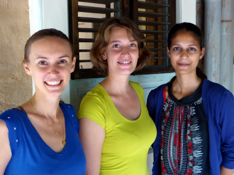 From left: Suryamayi, Aurevan and Kavitha