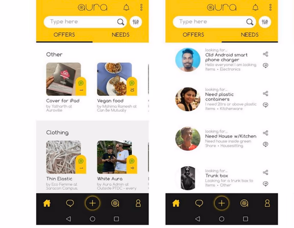 Aura app screenshots