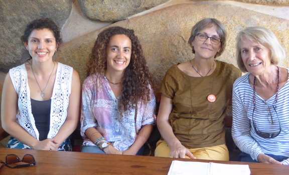 From left: Valentina, Serena, Fabienne and Doris