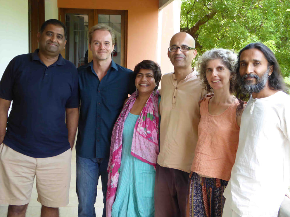 From left: Lalit, Mike, Anita, Min, Sophie, Manoj