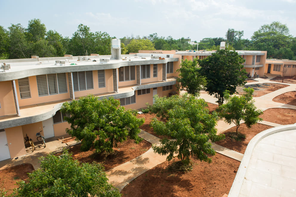 Some of the apartments in Sanjana community