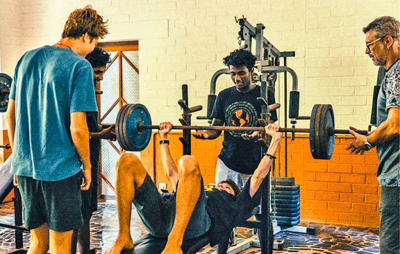 The in-house gym