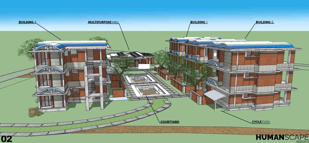Conceptual design of the cost-effective Humanscapes project