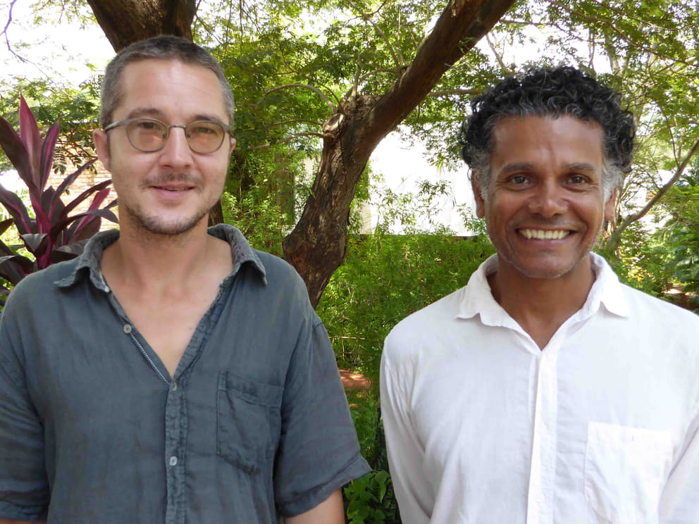 Tom (left) and Sasi