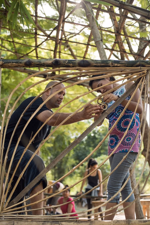 A hands-on bamboo workshop