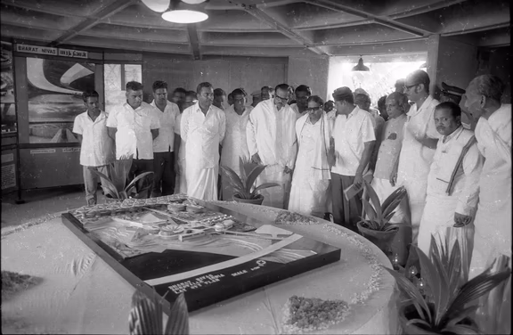 Dr. Karunanidhi (with glasses