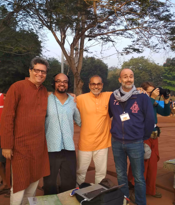 From left: Hemant, Dev, Chandresh and Andrea