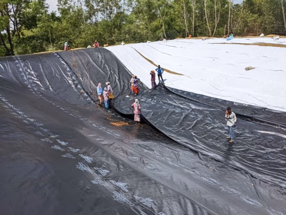 Annapurna farm's upper pond