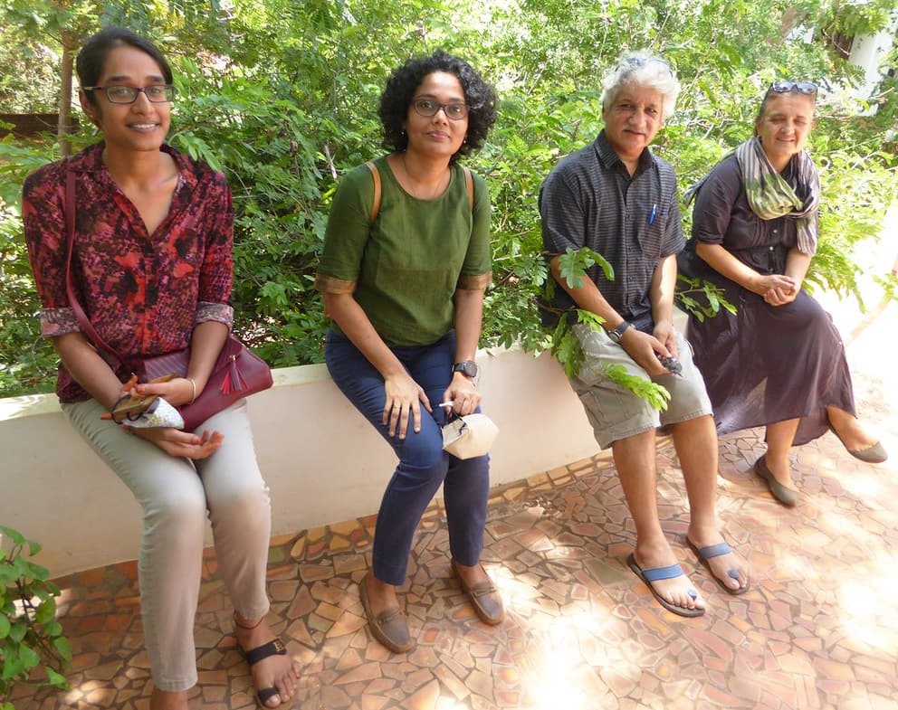 From left: Induja, Tejaswini, Prashant and Angela