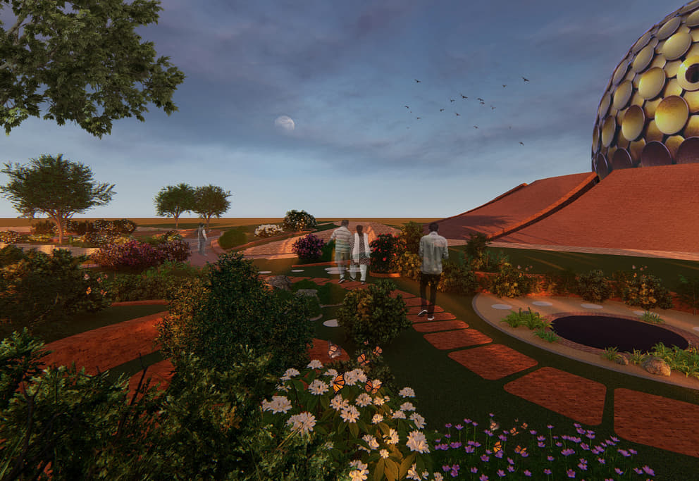 Artist’s impression of the Garden of Life