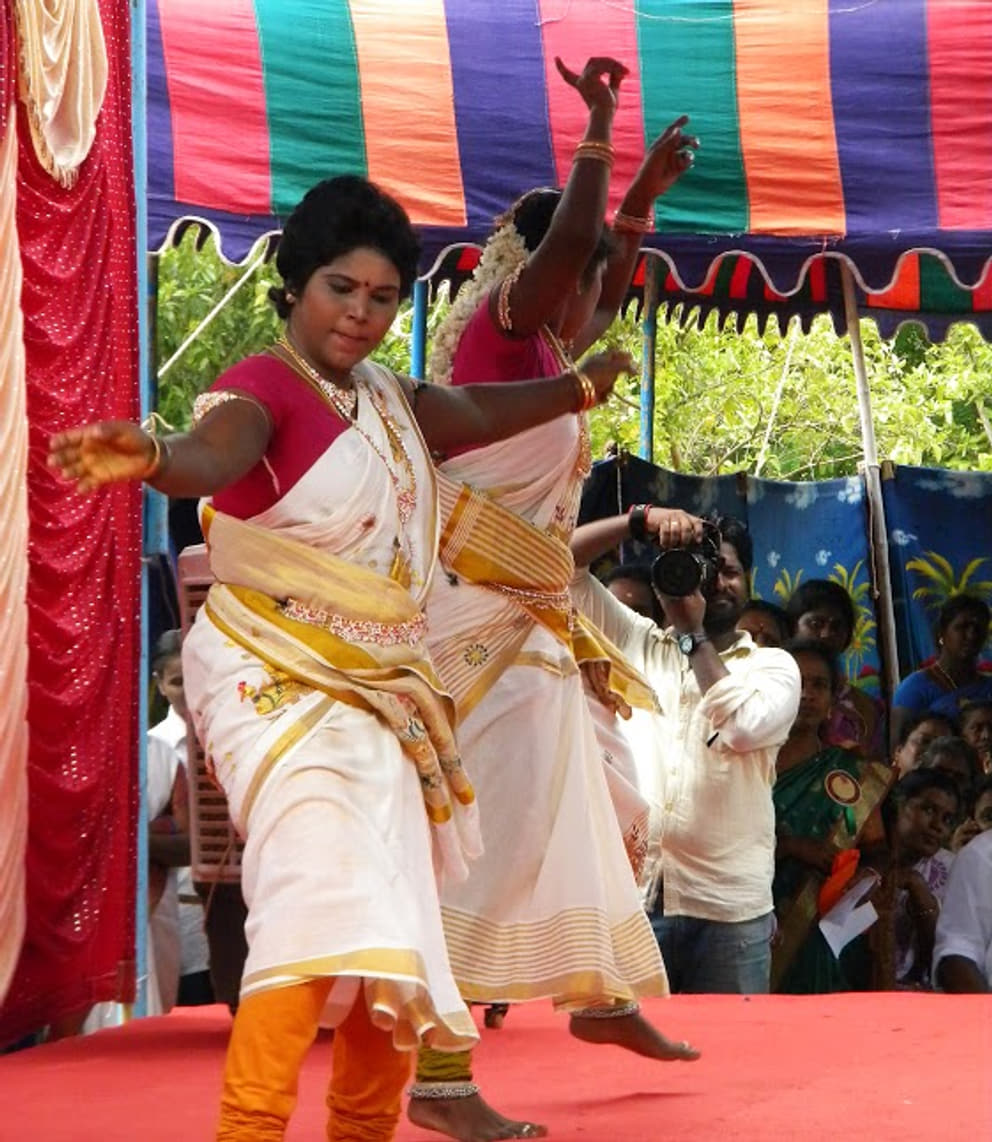Performers at the Women’s Solidarity Festival