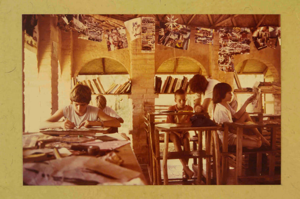 Johnny's school in Fertile