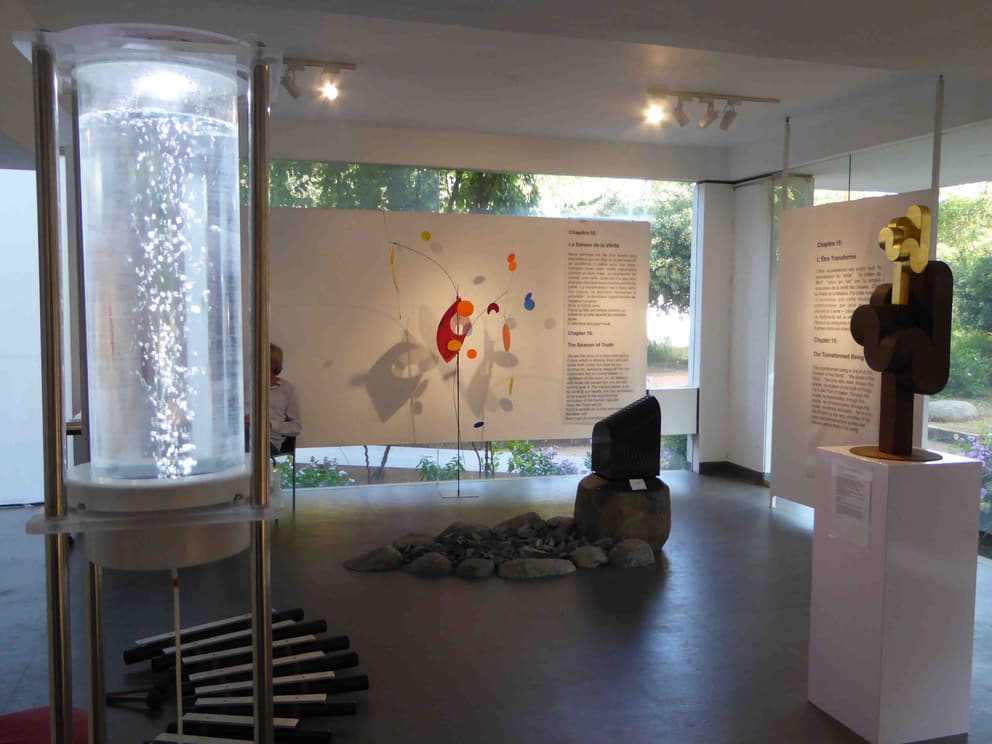 At the exhibition at Citadines