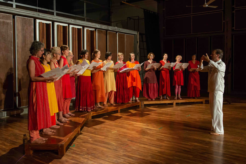 The Auroville Harmonies women’s choir
