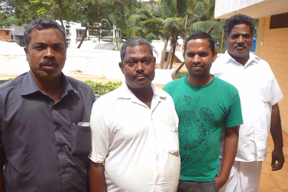 1 From left to right Arivasu, Satiyabalan, Gnanamani and Paneerselvam