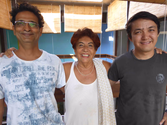 Sumeet, Jocelyn and Ruslan