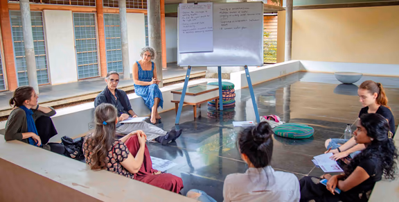 Small group discussion during the Citizen's Assembly