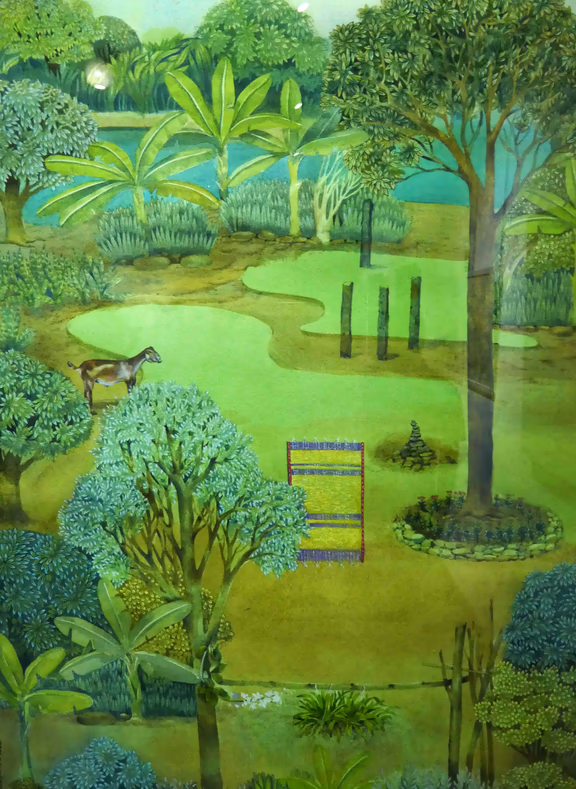 Auroville, by Pavan Kavitkar Water colours on archival paper