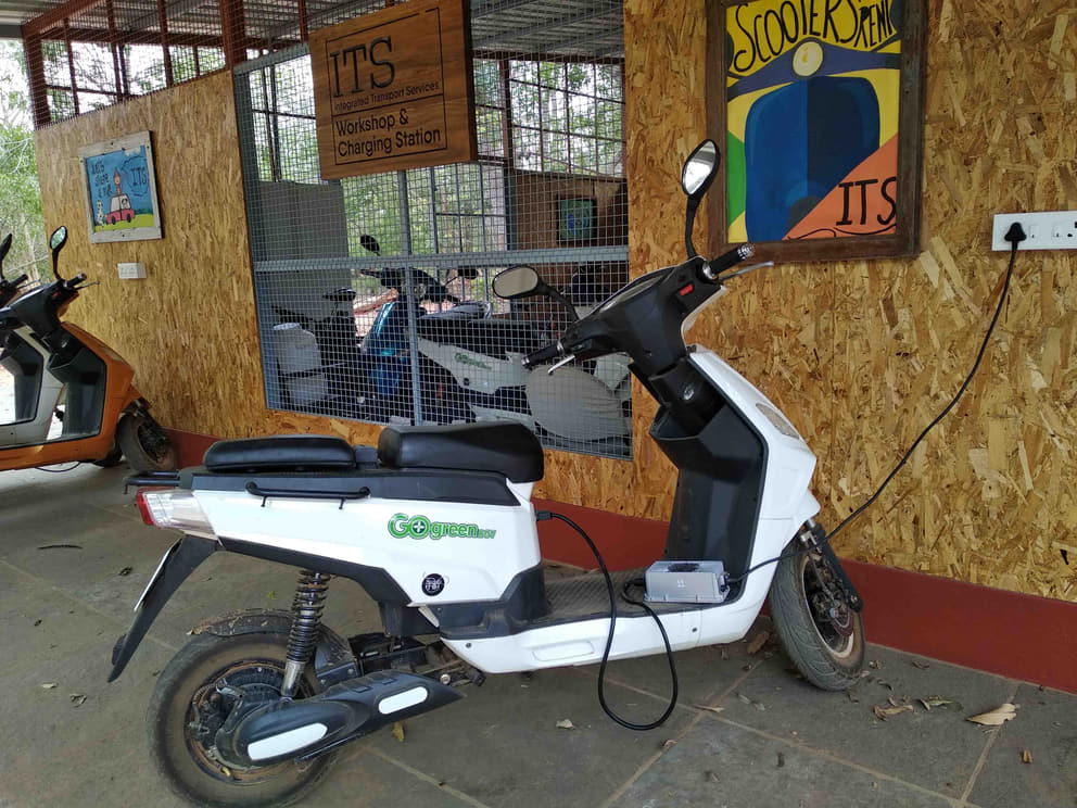 The new ITS workshop and charging station