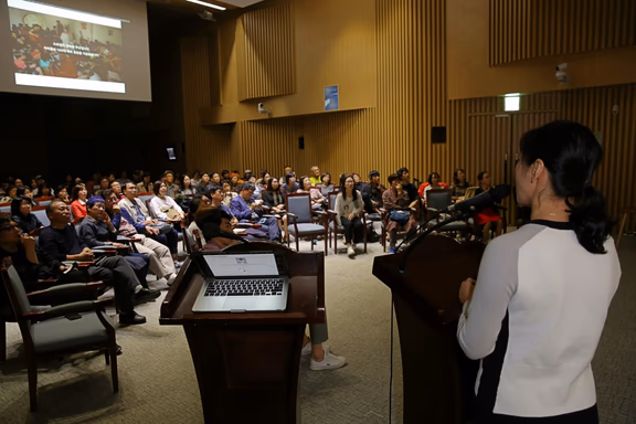 The Auroville talk at the Town Hall of Seoul City on October 15, 2016