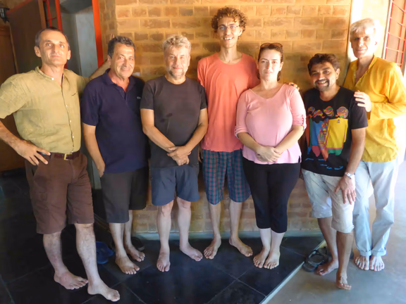From left: Aurelio, Daniel, Torkil, Gijs, Taranti, Mark, Dhanya