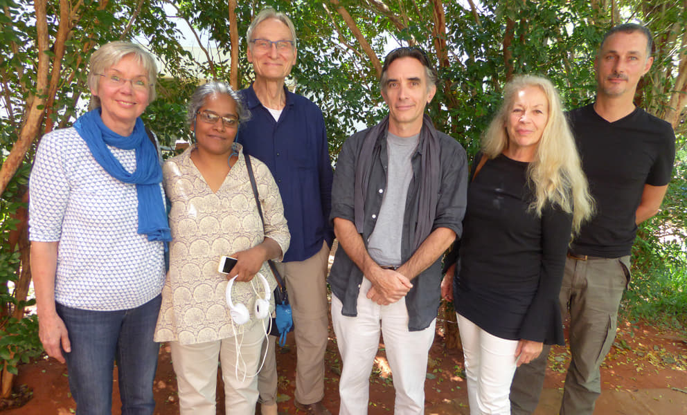 From left: Friederike, Mita R., Peter A