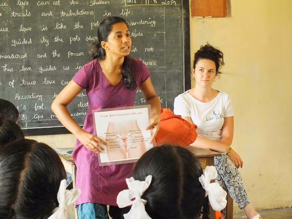 Teaching about menstruation