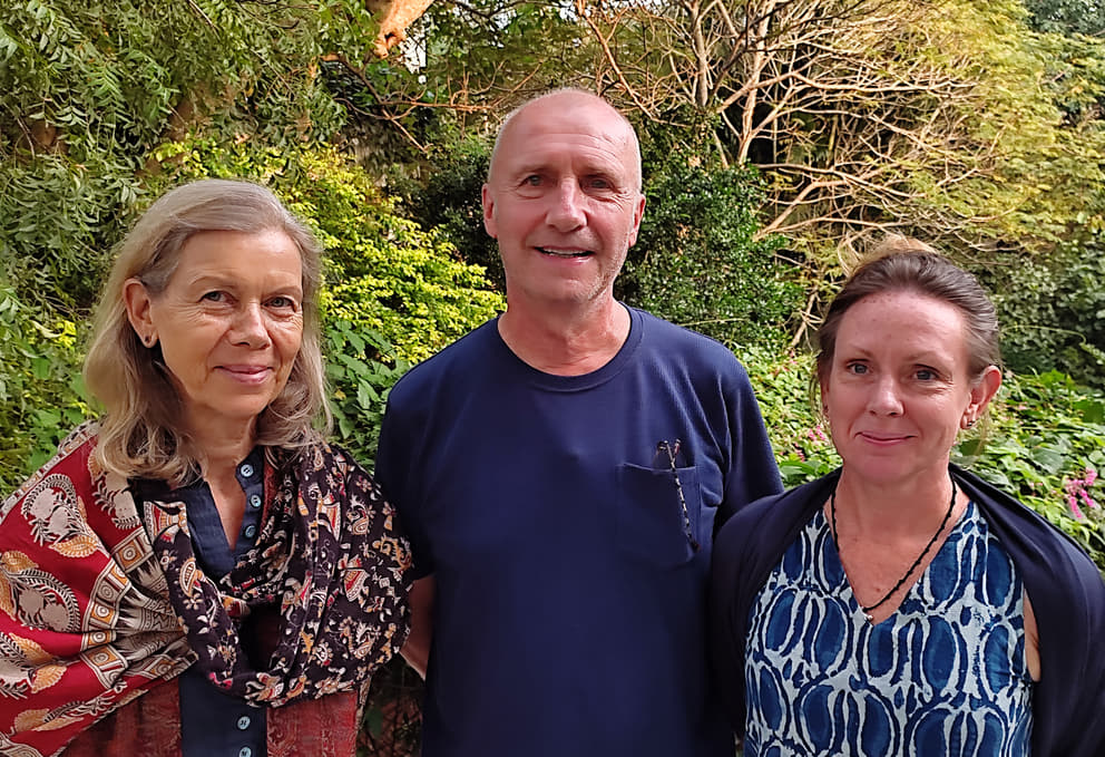 From left: Iris, Dan and Carla
