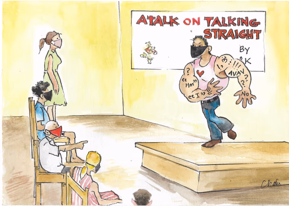 1 What language was that? "Maskeraid"