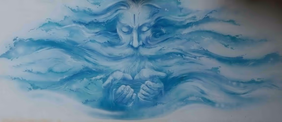 Varuna, the Vedic god of oceans and rivers