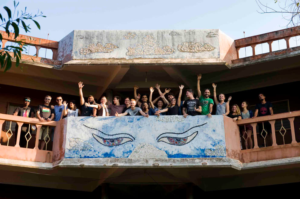 Caretakers and former and current residents of Kailash