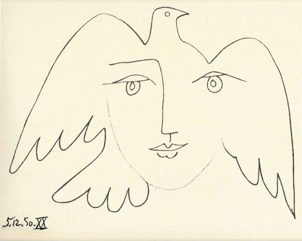 1 Le Visage de la Paix by Pablo Picasso