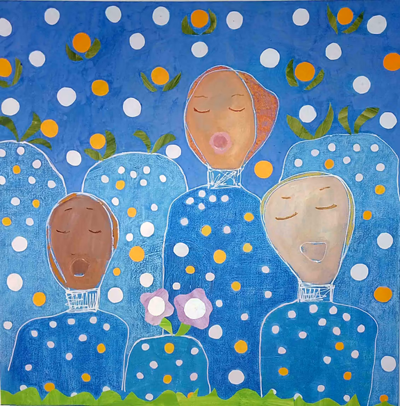 Painting by Eva