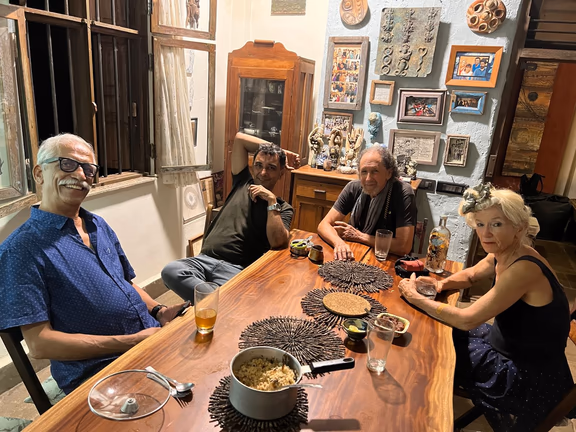 From left: Angad, Adil, Roy and Gillian