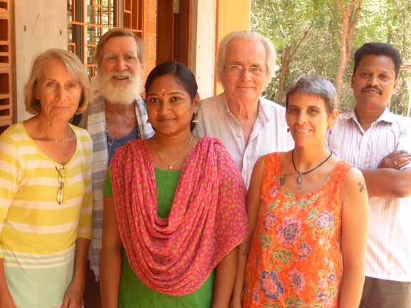 1 From Left: Doris, Francis, Meera, Amy, Gilles and Thambidurai